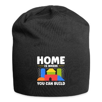 Home Clamping Block Block - Jersey Beanie - black - Front