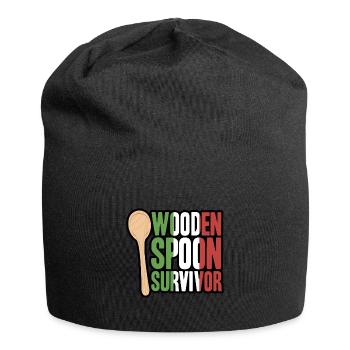 Wooden Spoon Survivor - Italian - Jersey-Beanie - Schwarz - Vorne