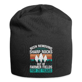 Arrowhead Hunting Artifact Collector Flintknapper - Jersey Beanie - black - Front