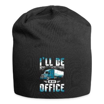 I'll be in my office truck driver - Jersey-Beanie - Schwarz - Vorne