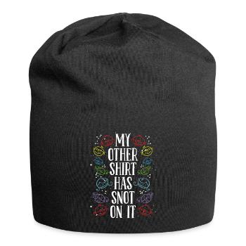 Daycare Provider Childacre Snot on it Teacher - Jersey Beanie - black - Front