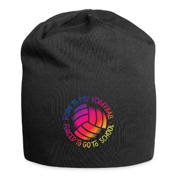 Équipe de volley-ball née de - Bonnet en jersey - noir - Devant