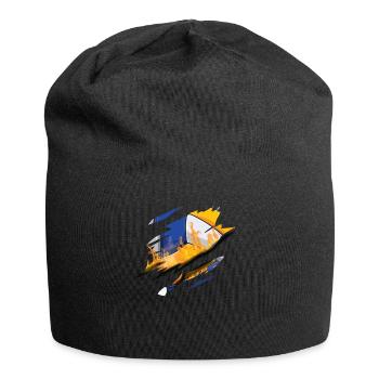 Joueur de volleyball Équipe Scratch - Bonnet en jersey - noir - Devant