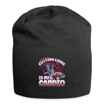 Handicap Wheelchair Design for an Amputation - Jersey-Beanie - Schwarz - Vorne