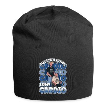 Handicap Wheelchair Design for an Amputation - Jersey-Beanie - Schwarz - Vorne