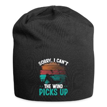 Kiteboarding I cant Wind picks up Kitesurfing - Jersey-Beanie - Schwarz - Vorne