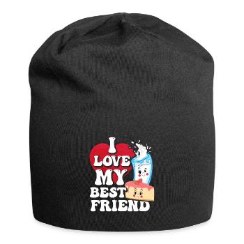 Milk Desserts Gift - Jersey Beanie - black - Front