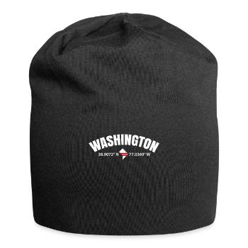 Washington skyline - Jersey Beanie - black - Front