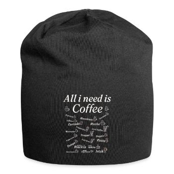 Coffee Collection Coffee Drinker Coffee Lovers - Jersey Beanie - black - Front