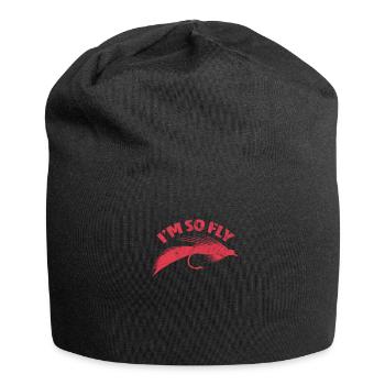 Angler - Jersey-Beanie - Schwarz - Vorne