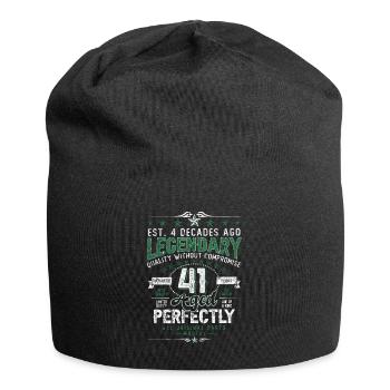 Vintage Legendary - Aged perfectly 41. Geburtstag - Jersey-Beanie - Schwarz - Vorne