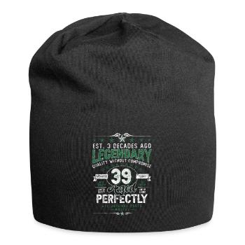 Vintage Légendaire - Vieilli parfaitement 39ème anniversaire - Bonnet en jersey - noir - Devant