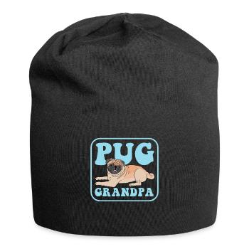 Carlin Grand-père Propriétaire de chien Chien Papa Cadeau - Bonnet en jersey - noir - Devant