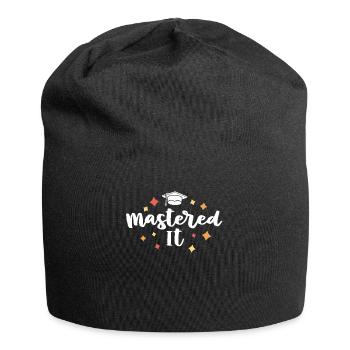 Mastered It Masters Degree Graduation Ceremony - Jersey Beanie - black - Front
