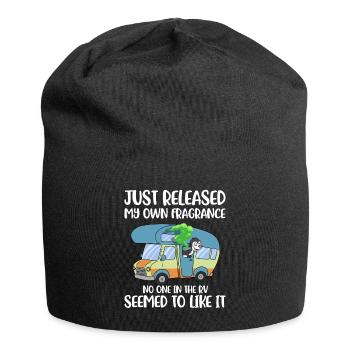 Just Released My Own Fragrance Wohnmobil Geschenk - Jersey-Beanie - Schwarz - Vorne