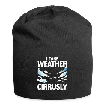 Meteorologist Weather Forecast - Jersey Beanie - black - Front