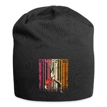 Gymnastique rétro vintage - Bonnet en jersey - noir - Devant
