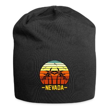 Nevada forscher geschenk - Jersey-Beanie - Schwarz - Vorne