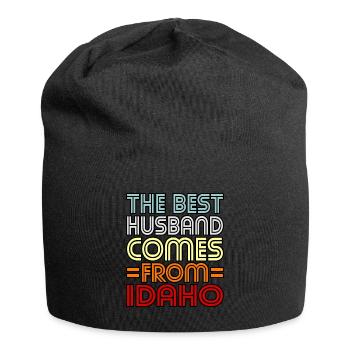 Le meilleur mari vient de l’Idaho Gift - Bonnet en jersey - noir - Devant