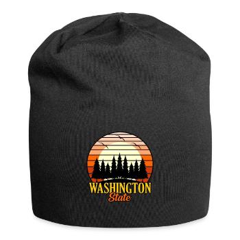 Washington State Gift - Jersey Beanie - black - Front