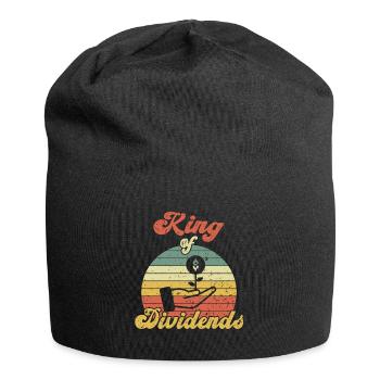 King of Dividends / Equities - Jersey Beanie - black - Front
