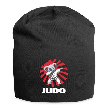 Judo Koala - Judoka Judoist Kampfsport Japan - Jersey-Beanie - Schwarz - Vorne
