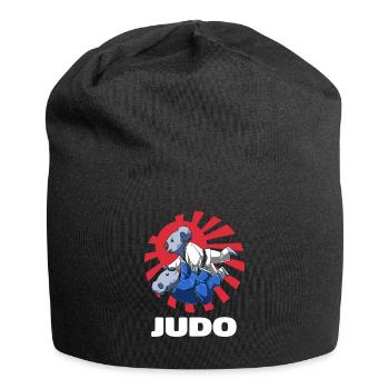 Niedliche Judo-Koala-Kämpfer - Judoka Koala - Jersey-Beanie - Schwarz - Vorne