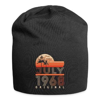 Geboren 1968 Im Juli - Jersey-Beanie - Schwarz - Vorne