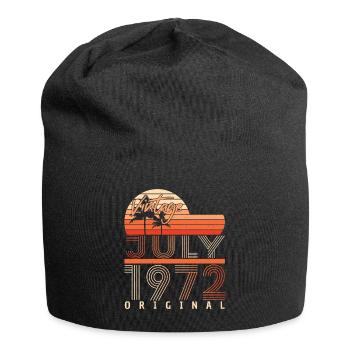 1972 Juli 50 Jahre - Jersey-Beanie - Schwarz - Vorne