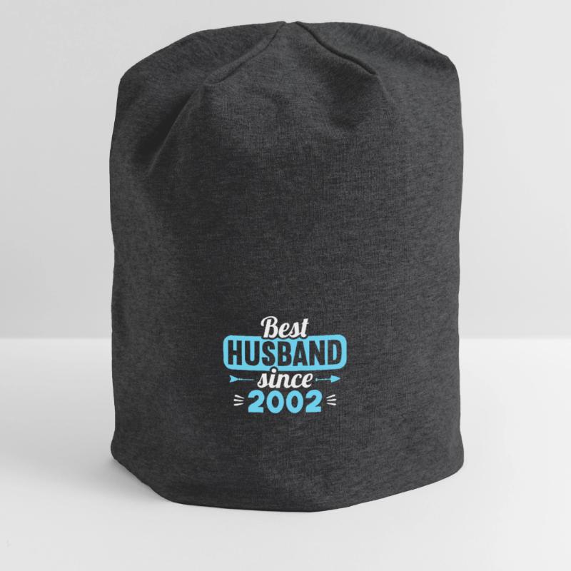 Beste Ehefrau Bester Ehemann seit 2002 Jersey-Beanie