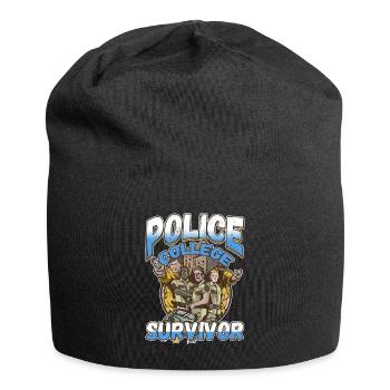 Law Enforcment Design for a Police Officer - Jersey Beanie - black - Front