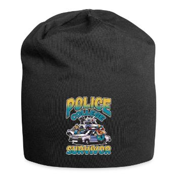 Law Enforcment Design for a Police Officer - Jersey Beanie - black - Front