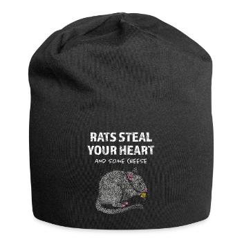 Rats Rats Propriétaire de rats Amoureux des rats - Bonnet en jersey - noir - Devant