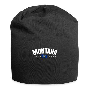 Montana Abenteurer Geschenk - Jersey-Beanie - Schwarz - Vorne