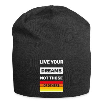 Live your Dreams - Bonnet en jersey - charbon - Devant