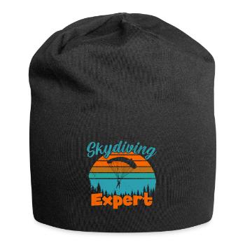 Expert en parachutisme / Fallschirmspringen - Bonnet en jersey - noir - Devant