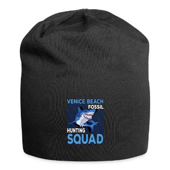 Conception de chasseur de fossiles pour un passionné de dents de requin - Bonnet en jersey - noir - Devant