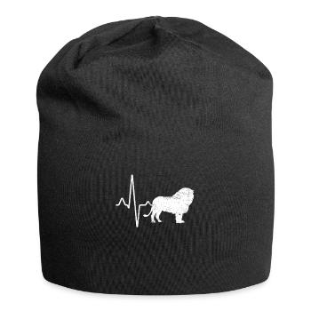 Leo Heartbeat - Bonnet en jersey - noir - Devant