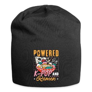 KPop Fashion Design pour un fan de bol de nouilles Ramen - Bonnet en jersey - noir - Devant