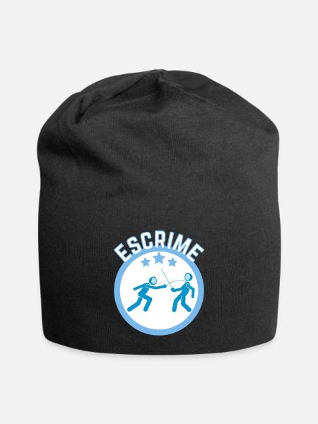 Fencing match - Jersey Beanie - black
