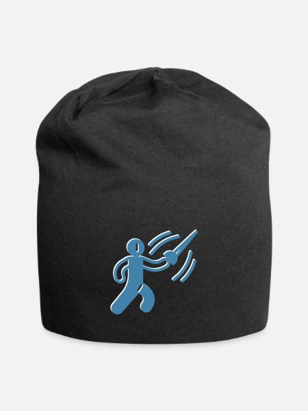 Sabre Fencing - Ideal for a Fencing Fan - Jersey Beanie - black