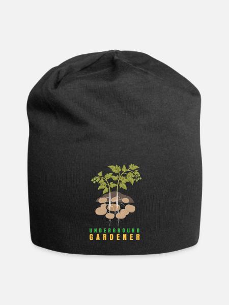 Underground Gardener Kartoffel - Jersey-Beanie - Schwarz