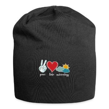 Meteorologist Weather Forecast - Jersey Beanie - black - Front