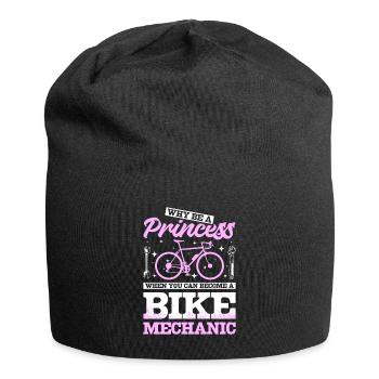 Mécanicien de vélo Princesse - Bonnet en jersey - noir - Devant