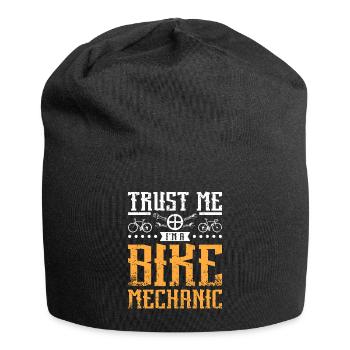 Croyez-moi, je suis mécanicien de vélo - Bonnet en jersey - noir - Devant