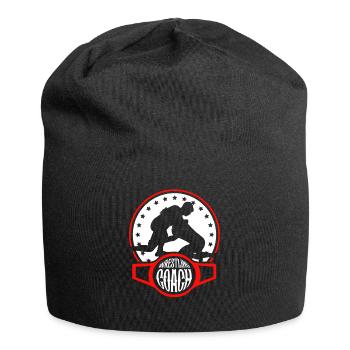 Entraîneur de lutte Lutte Lutteur de lutte - Bonnet en jersey - noir - Devant