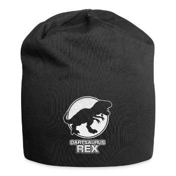 Dartsaurus Rex Joueur de fléchettes Dinosaure Fléchettes - Bonnet en jersey - noir - Devant
