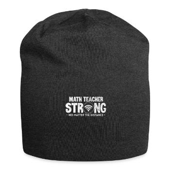 Mathematik - Jersey-Beanie - Anthrazit - Vorne