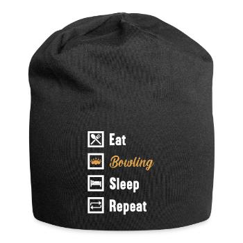Manger Bowling Sleep Repeat / Bowling - Bonnet en jersey - noir - Devant
