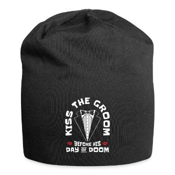 Jour de mariage de célibataire Fate Kisser - Bonnet en jersey - noir - Devant